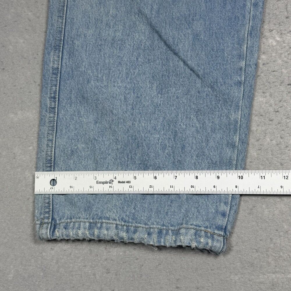 Levis 94 Baggy Cargo Jeans Women 30 Fits 32x39 Light Wash Wide Leg Utility Denim - Picture 8 of 16